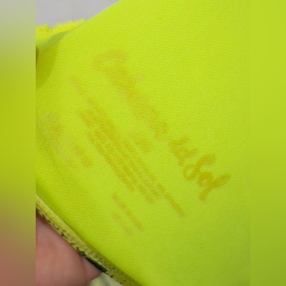 Swim Bikini set size large green neon and black snake print design - Picture 5 of 5